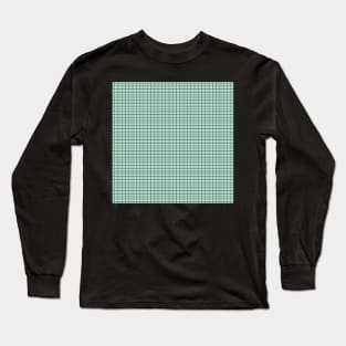 Sea Green Beach Checks Long Sleeve T-Shirt